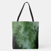 Benutzerdefinierte Wasserfarbe-Grunge-Schwarze-Eck Tasche (Vorderseite)