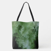 Benutzerdefinierte Wasserfarbe-Grunge-Schwarze-Eck Tasche (Rückseite)