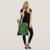 Benutzerdefinierte Wasserfarbe-Grunge-Schwarze-Eck Tasche (Am Model)