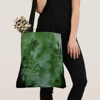 Benutzerdefinierte Wasserfarbe-Grunge-Schwarze-Eck Tasche