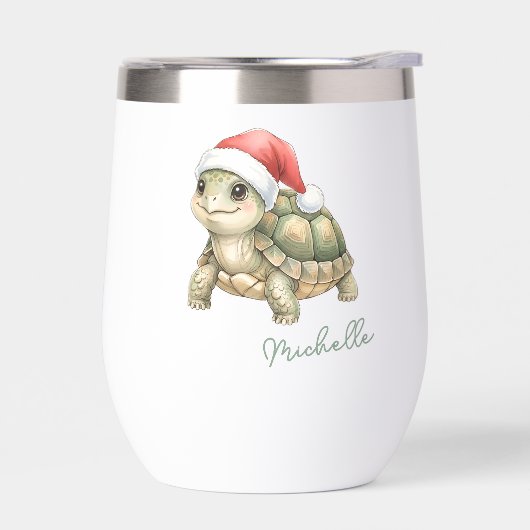 Benutzerdefinierte Wasserfarbe Weihnachten Schildk (Links)