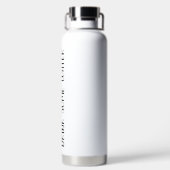 Benutzerdefinierte Wasserflasche mit - Personalisi Trinkflasche (Rückseite)