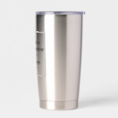 Benutzerdefinierte Wasserflasche - Personalisierte Thermobecher (Links)