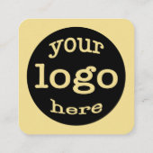 Benutzerdefinierte Website-Adresse QR-Code Unterne Quadratische Visitenkarte (Rückseite)