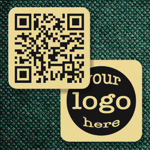 Benutzerdefinierte Website-Adresse QR-Code Unterne Quadratische Visitenkarte
