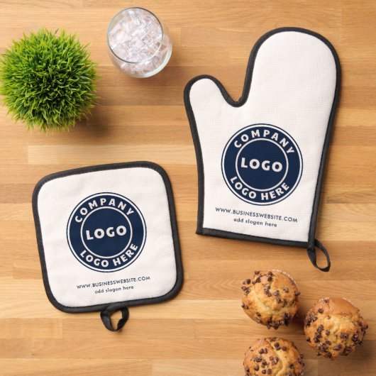 Benutzerdefinierte Website für das Logo eines Unte Ofenhandschuh & Topflappen-Set (Oben Unten)