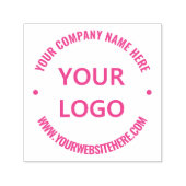 Benutzerdefinierte Website für den Firmennamen Run Permastempel (Design)