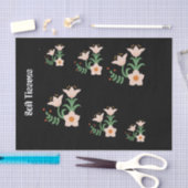 Benutzerdefinierte weiche Gewebe Text hellgrau Tex Seidenpapier (Handwerk)