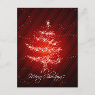 Benutzerdefinierte Weihnachts-Postkarte Feiertagspostkarte