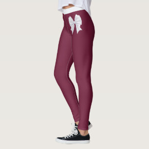 Benutzerdefinierte Weihnachts-Royal-Wein-Blau-Flie Leggings