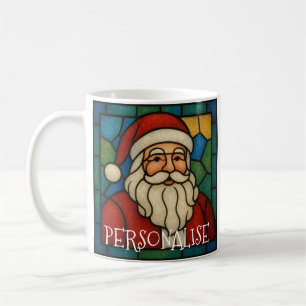 Benutzerdefinierte Weihnachts-Santa-Art-Deco-Buntg Kaffeetasse