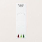 Benutzerdefinierte Weihnachts-Selbstständer-Werbek (Außenseite Aufgefaltet)