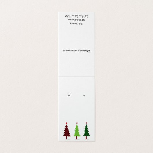 Benutzerdefinierte Weihnachts-Selbstständer-Werbek (Außenseite Aufgefaltet)