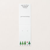 Benutzerdefinierte Weihnachts-Selbstständer-Werbek (Außenseite Aufgefaltet)