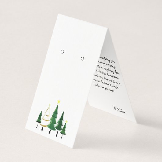 Benutzerdefinierte Weihnachts-Selbstständer-Werbek (Vorderseite)