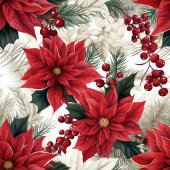 Benutzerdefinierte Weihnachtsblumen Rot Grüne Papi Pappteller