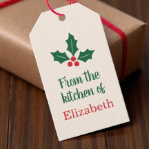 Benutzerdefinierte Weihnachtsgeschenke Tags mit Ho
