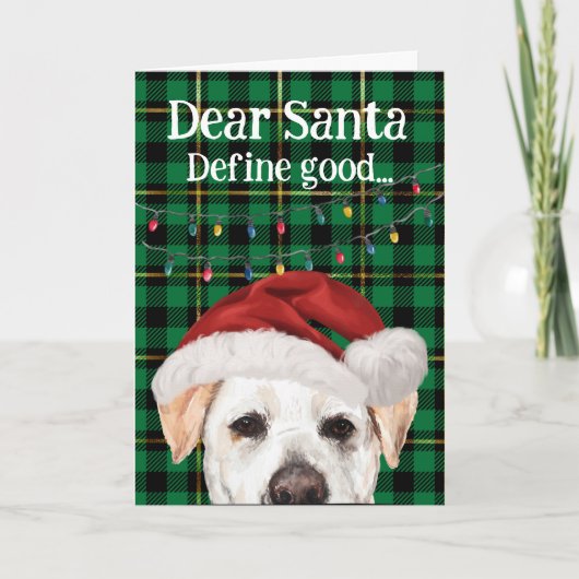 Benutzerdefinierte Weihnachtskarte aus Ihrem Labra Dankeskarte (Vorderseite)