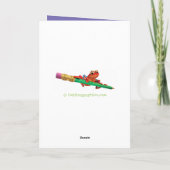 Benutzerdefinierte Weihnachtskarte "Frohe Weihnach Karte (Rückseite)