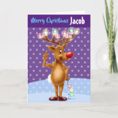 Benutzerdefinierte Weihnachtskarte "Frohe Weihnach Karte (Vorderseite)