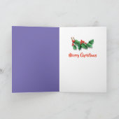 Benutzerdefinierte Weihnachtskarte "Frohe Weihnach Karte (Innenseite)