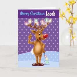 Benutzerdefinierte Weihnachtskarte "Frohe Weihnach Karte