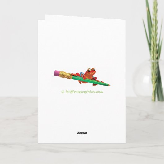 Benutzerdefinierte Weihnachtskarte "Frohe Weihnach Karte (Rückseite)