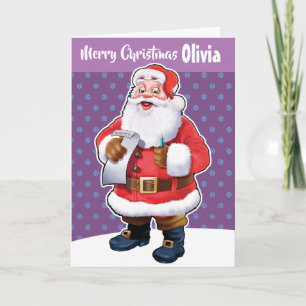 Benutzerdefinierte Weihnachtskarte "Frohe Weihnach Karte