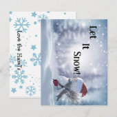 Benutzerdefinierte Weihnachtskarte Mitteilungskarte (Vorne/Hinten)