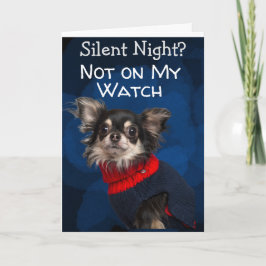 Benutzerdefinierte Weihnachtskarte von Ihrem Hund Dankeskarte