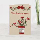 Benutzerdefinierte Weihnachtskarten Feiertagskarte (Vorderseite)