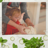 Benutzerdefinierte Weihnachtsplätzchen-Back-Crew P Geschirrtuch (Gefaltet)