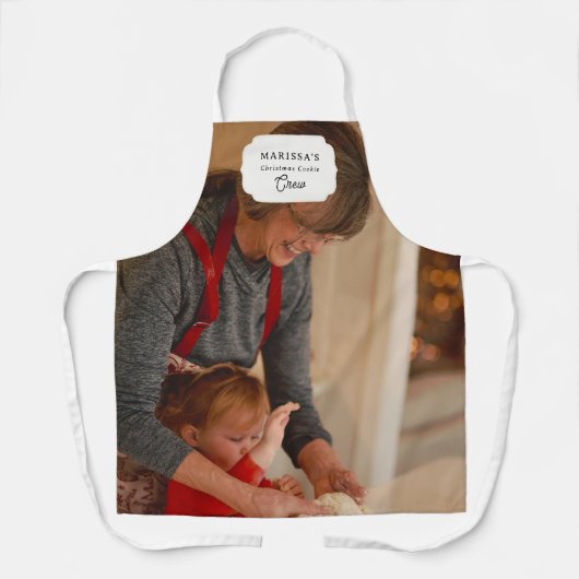 Benutzerdefinierte Weihnachtsplätzchen-Back-Crew P Schürze (Vorderseite)