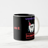 Benutzerdefinierte Weisheitszähne entfernt. Niedli Zweifarbige Tasse (VorderseiteRechts)