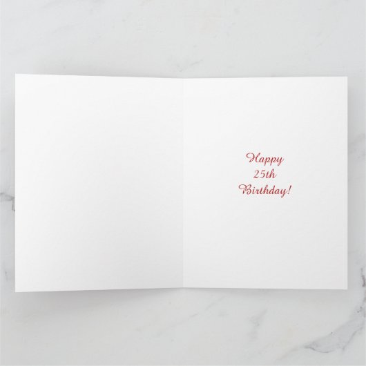 Benutzerdefinierte weiße Streifen und Chevronen au Karte (Innenseite)