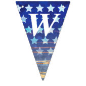 Benutzerdefinierte Welcome Zuhause Stars Bunting Wimpelkette (Zweite Fahne)