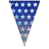Benutzerdefinierte Welcome Zuhause Stars Bunting Wimpelkette (Erste Fahne)