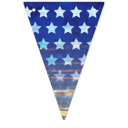 Benutzerdefinierte Welcome Zuhause Stars Bunting Wimpelkette (Erste Fahne)
