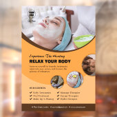 Benutzerdefinierte Wellness-Center-Fensterklammern Fensteraufkleber (Blatt 2)