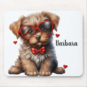 Benutzerdefinierte Welpenliebe Mousepad