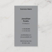 Benutzerdefinierte Werbezeitgestaltung Moderne Ele Visitenkarte (Rückseite)