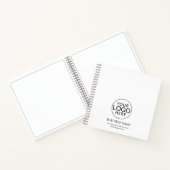 Benutzerdefinierte Werbung für einfache Firmenlogo Notizblock (Innenseite)