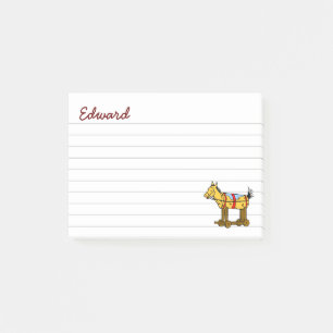 Benutzerdefinierte Western-Vintage-Spielzeugpferd- Post-it Klebezettel