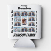 Benutzerdefinierte Wiedersehen 11-FotoCollage Dosenkühler (Rückseite)