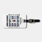 Benutzerdefinierte Wiedersehen 11-FotoCollage Gepäckanhänger (Vorderseite horizontal)