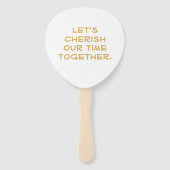 Benutzerdefinierte Wiedersehen-Black-Gold-Tree dop Fächer (Rückseite)