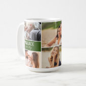 Benutzerdefinierte Wiedersehen-Fotos mit dem Namen Kaffeetasse (Vorderseite Links)