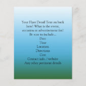 Benutzerdefinierte Wiedersehen, Grüne Bäume mit So Flyer (Hinten)