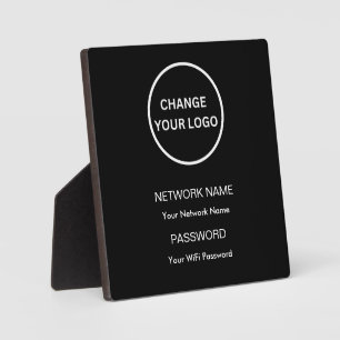 Benutzerdefinierte Wifi-Netzwerk-Marke und Passwor Fotoplatte