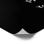 Benutzerdefinierte Wifi-Netzwerk-Marke und Passwor Poster (Ecke)